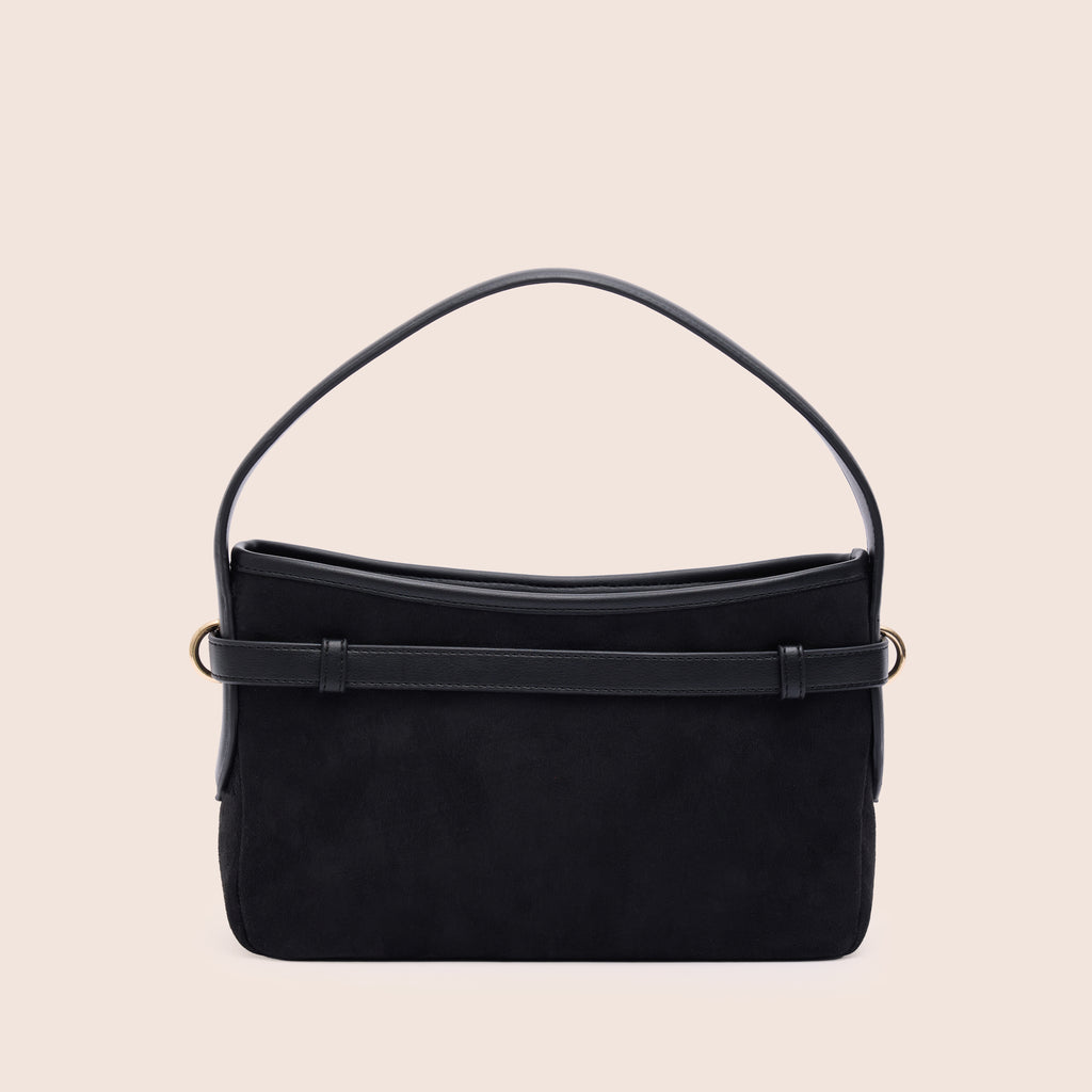 SERENA SUEDE - MIDNIGHT BLACK - SANTINI SANTINI Çanta Siyah