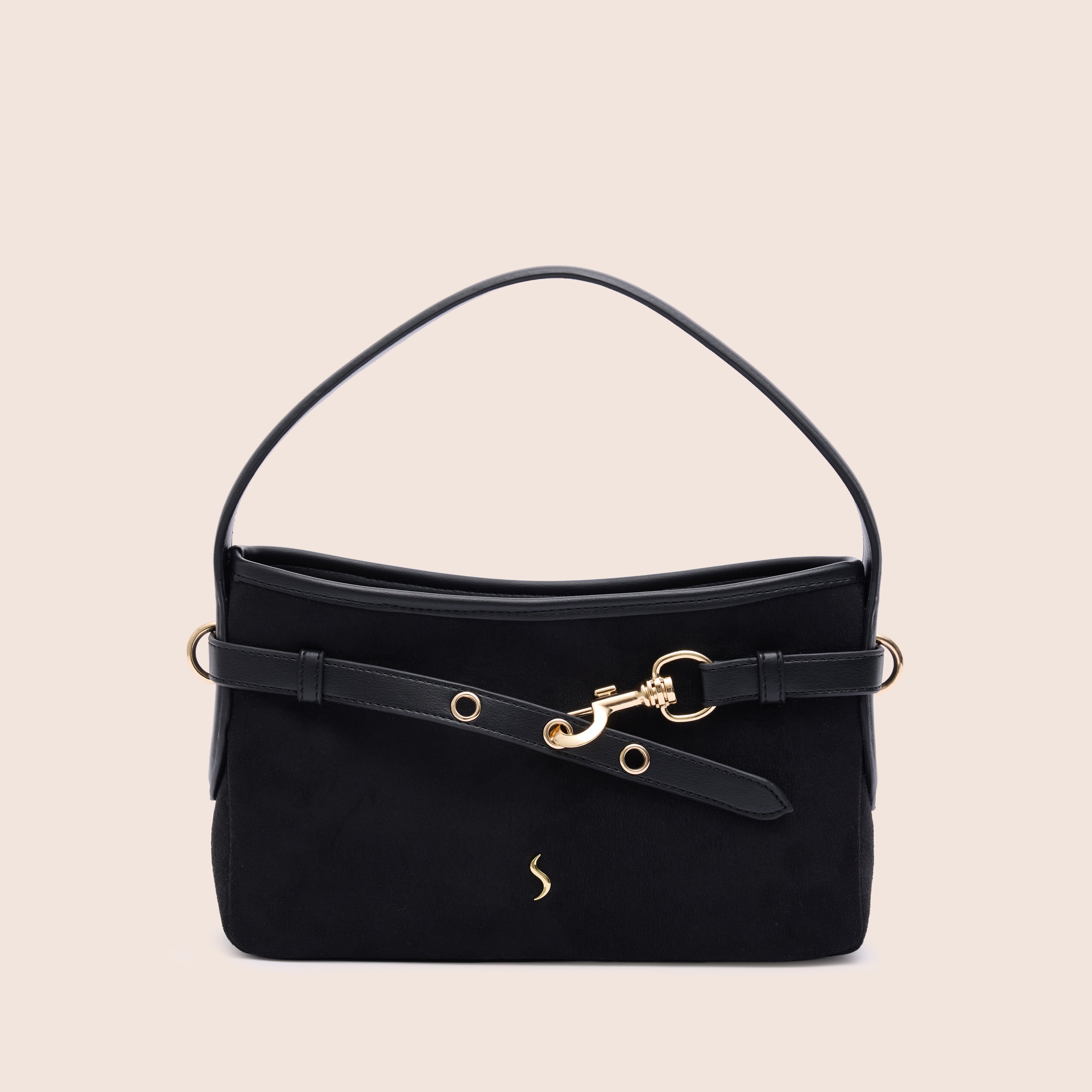 SERENA SUEDE - MIDNIGHT BLACK - SANTINI SANTINI Çanta Siyah