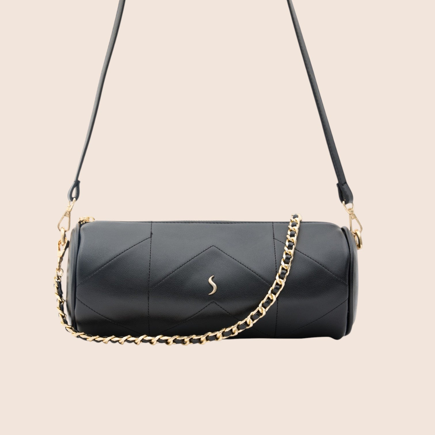 SOLERA QUILTED BARREL - NOIR BLACK