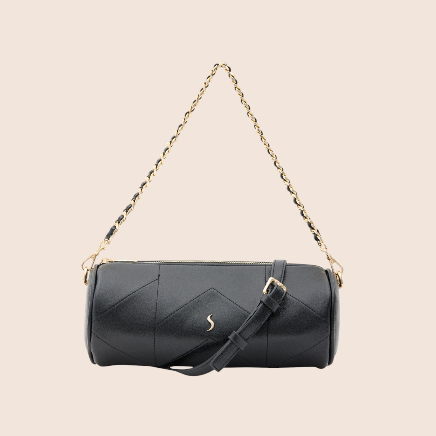 SOLERA QUILTED BARREL - NOIR BLACK