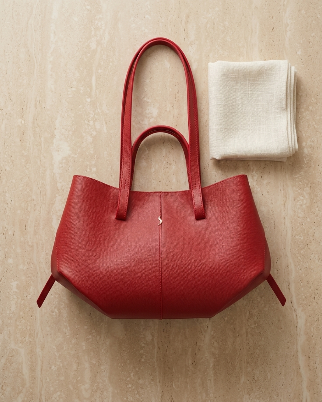 ELENOR LARGE - RUBY RED