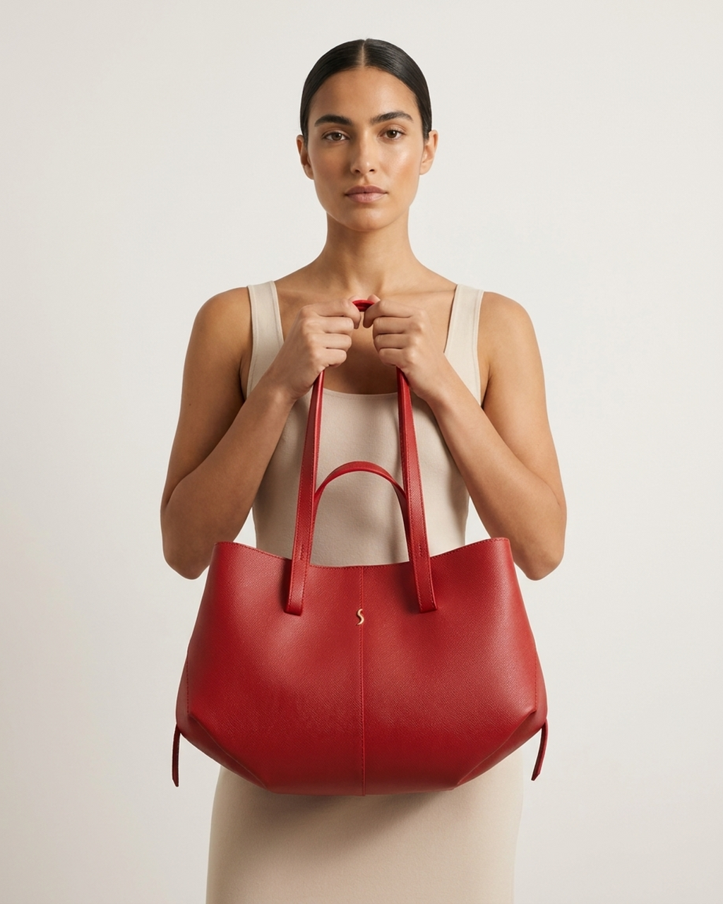 ELENOR LARGE - RUBY RED
