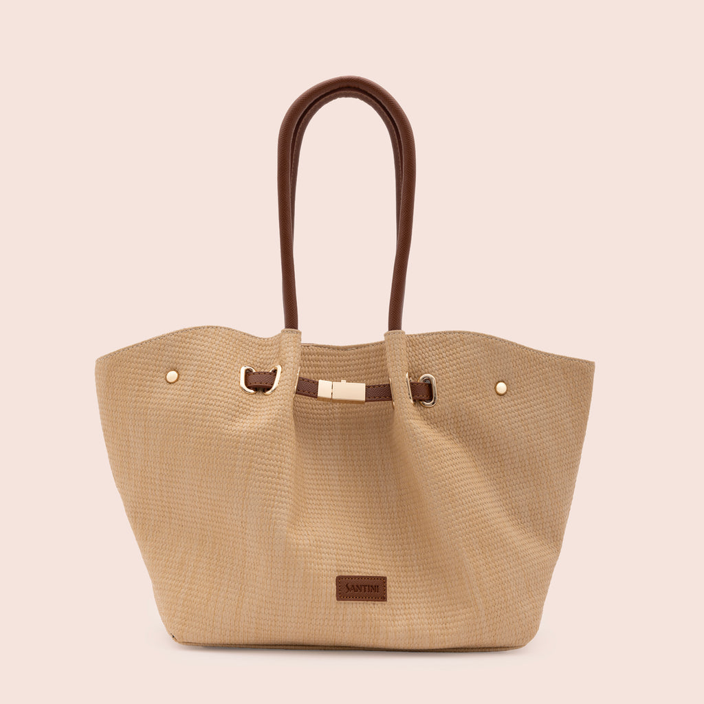 VALENCIA TOTE - COGNAC