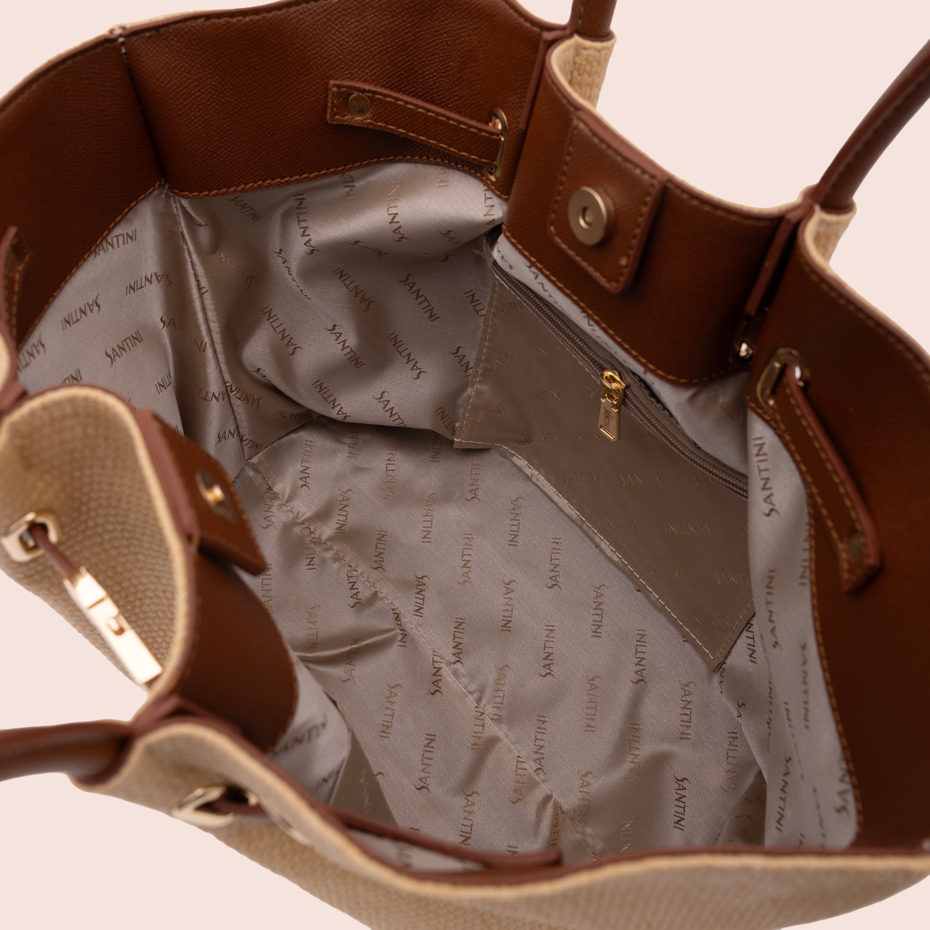 VALENCIA TOTE - COGNAC