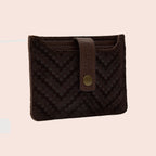 VECTOR CARD HOLDER - SUEDE ESPRESSO