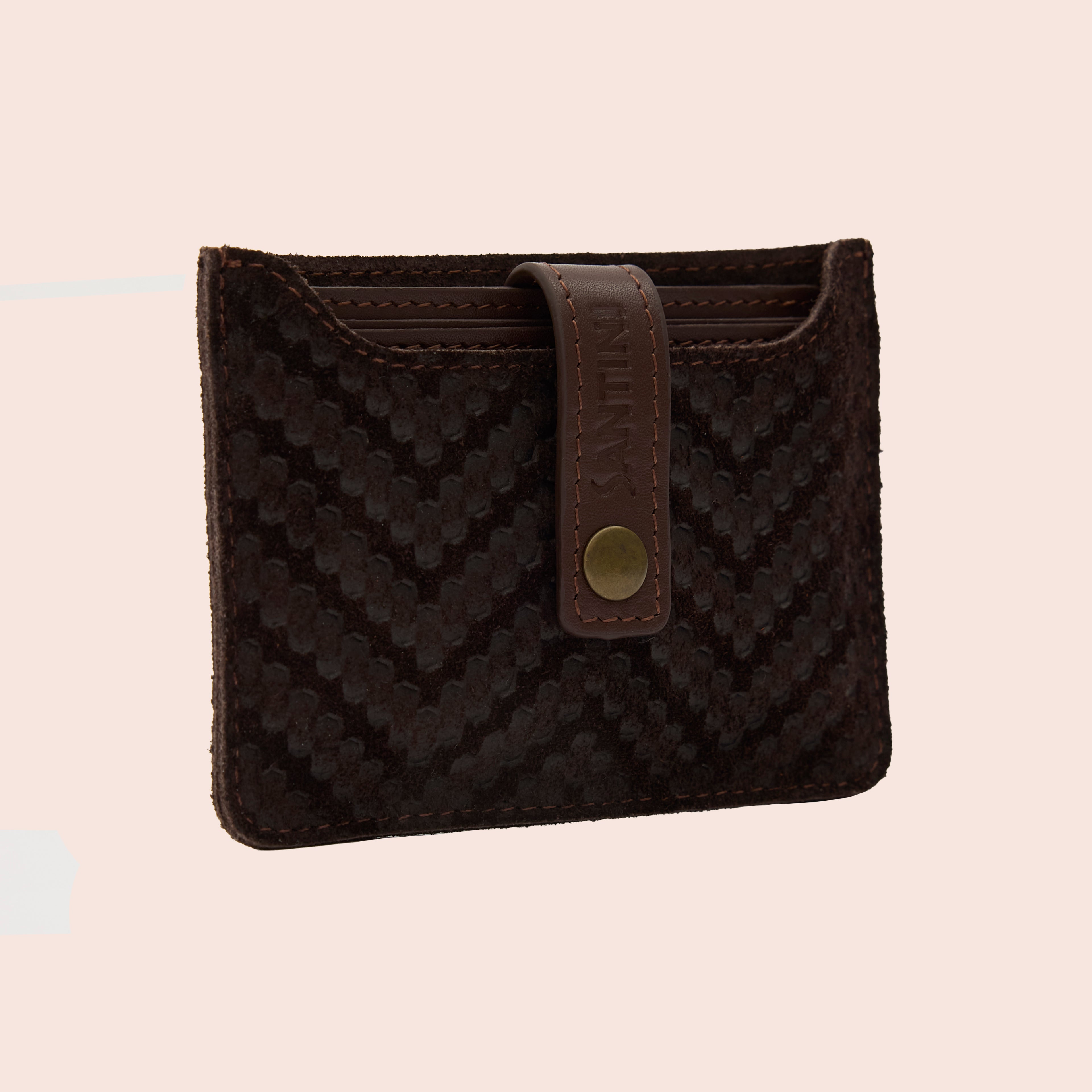 VECTOR CARD HOLDER - SUEDE ESPRESSO
