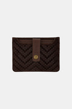 VECTOR CARD HOLDER - SUEDE ESPRESSO
