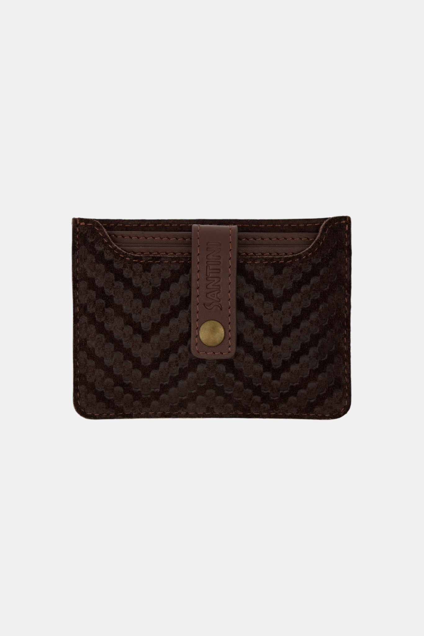 VECTOR CARD HOLDER - SUEDE ESPRESSO