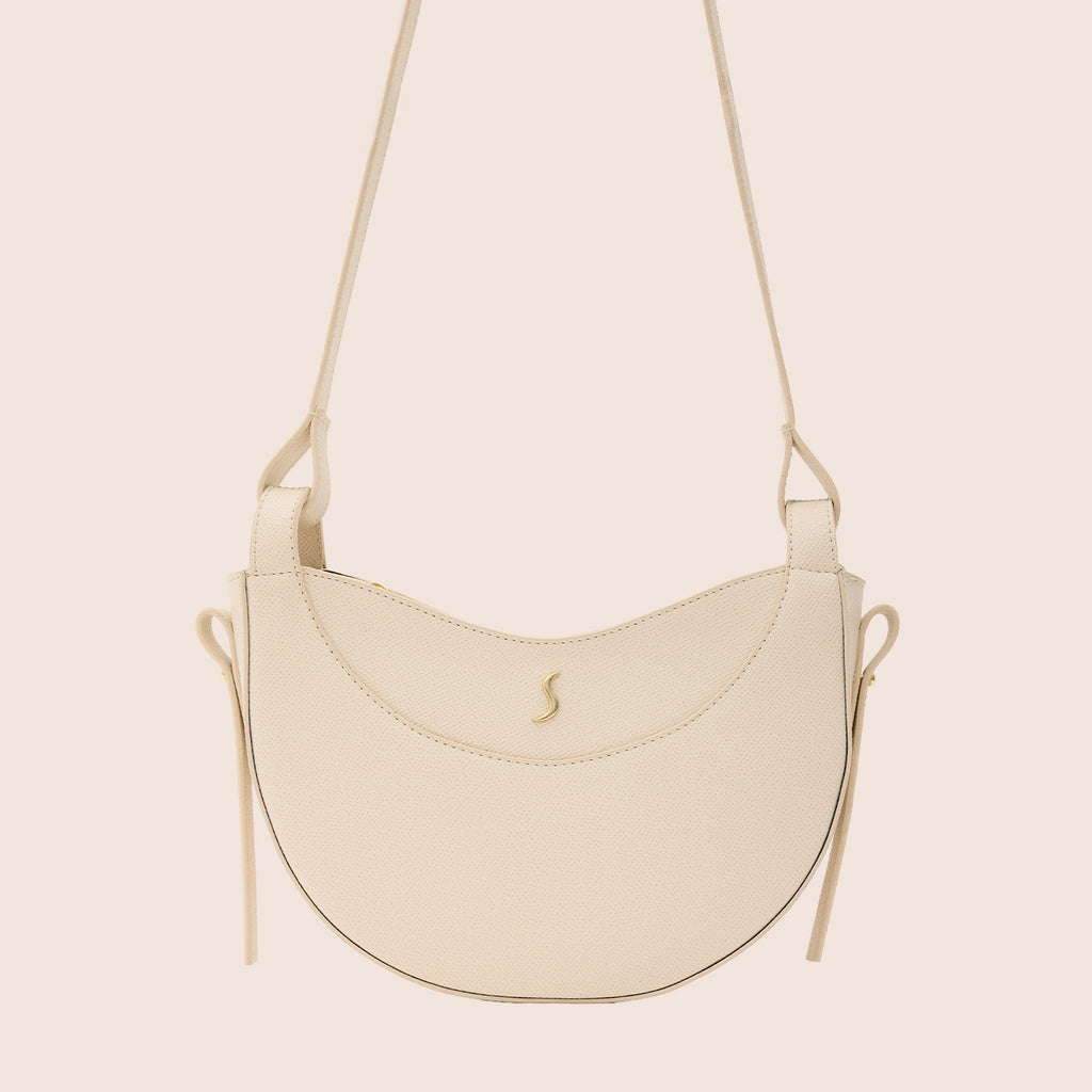 MOON ARC - IVORY - SANTINI SANTINI Çanta Ekru