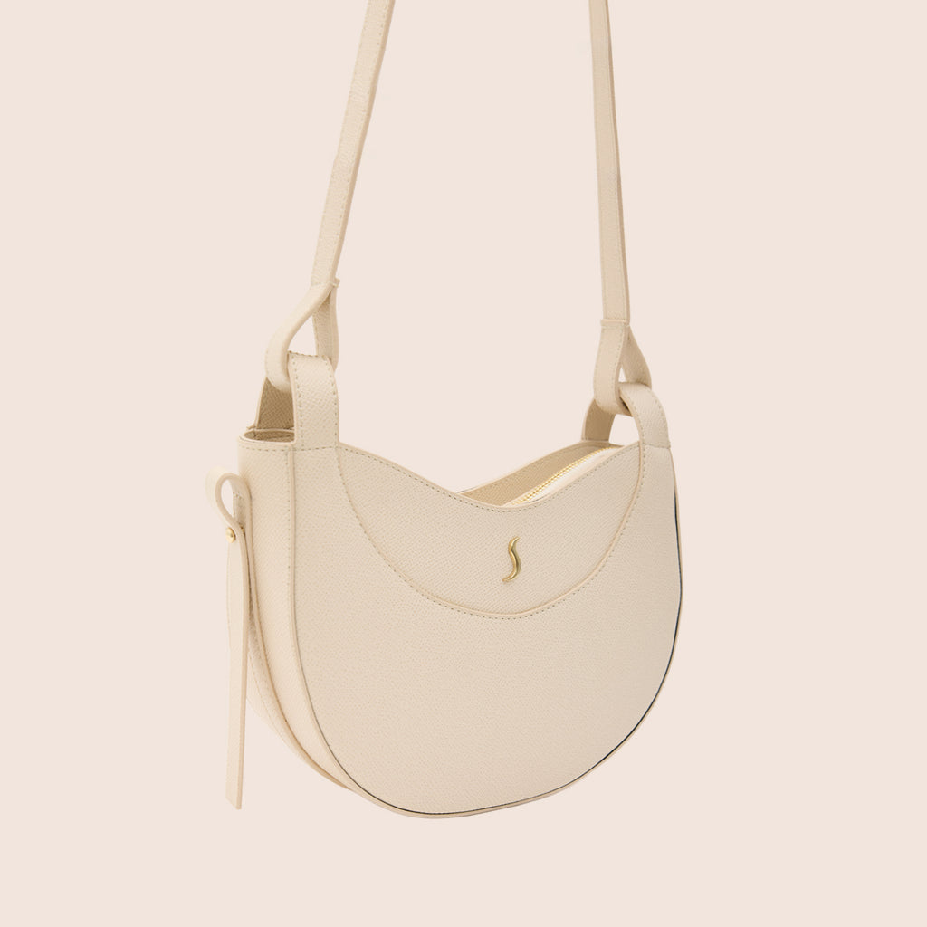 MOON ARC - IVORY - SANTINI SANTINI Çanta Ekru