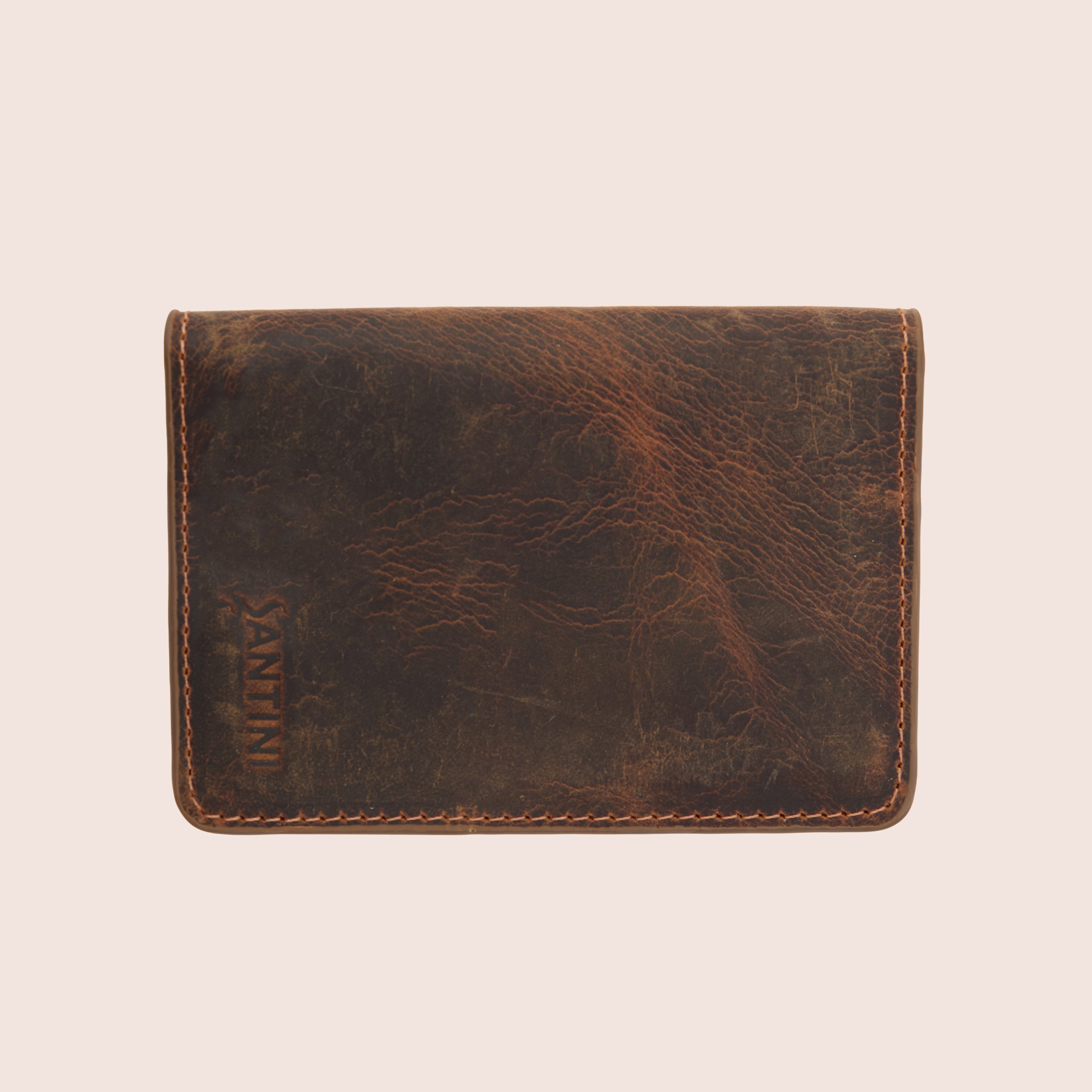 ORION CARD HOLDER - COGNAC