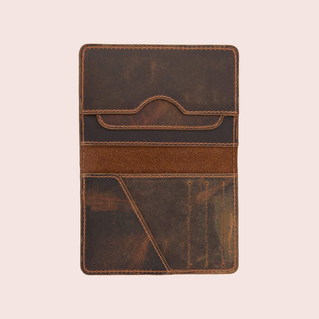 ORION CARD HOLDER - COGNAC
