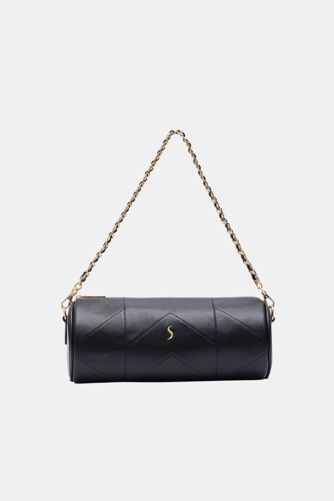 SOLERA – Chain and Leather Strap Handbag &amp; Shoulder Bag