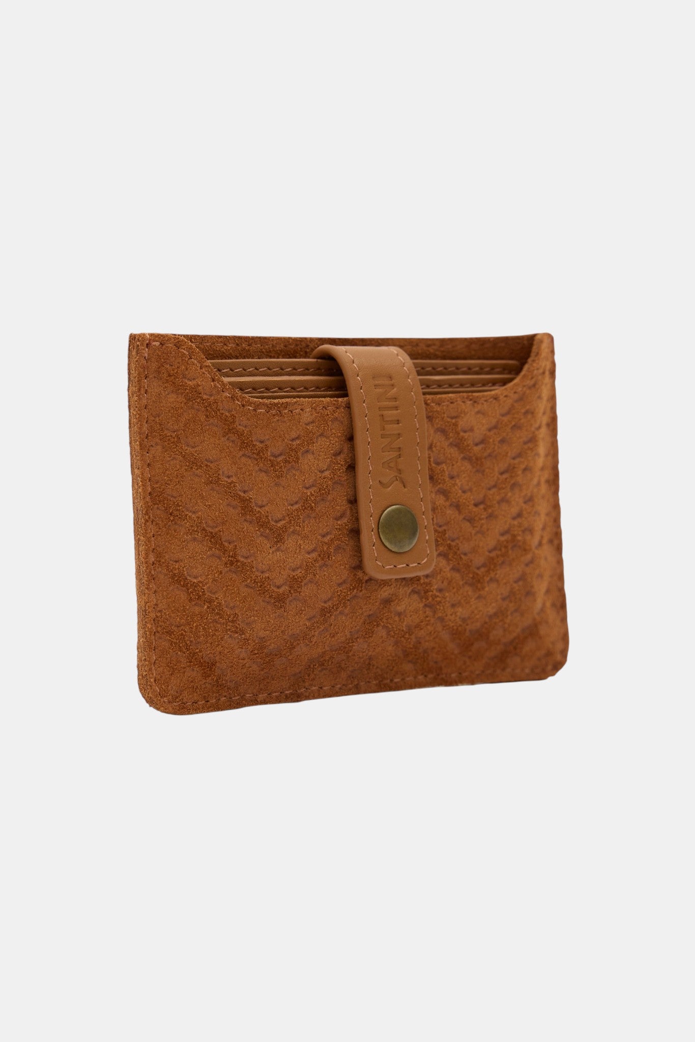 VECTOR CARD HOLDER - SUEDE CAMEL