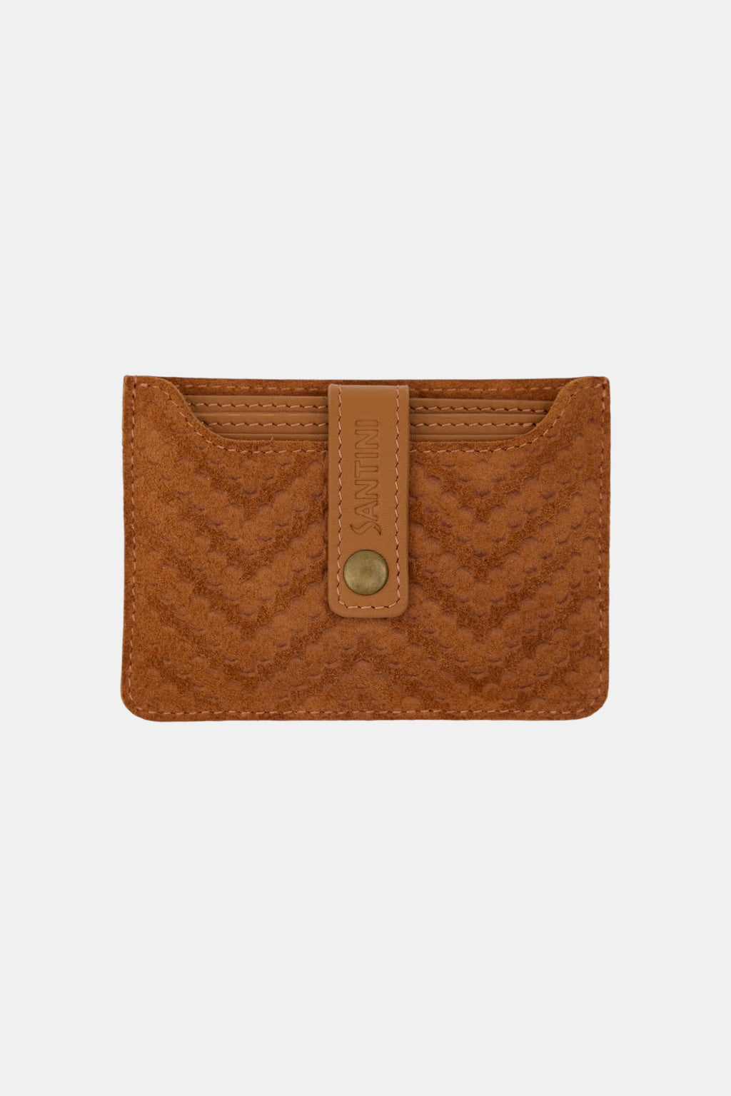 VECTOR CARD HOLDER - SUEDE CAMEL
