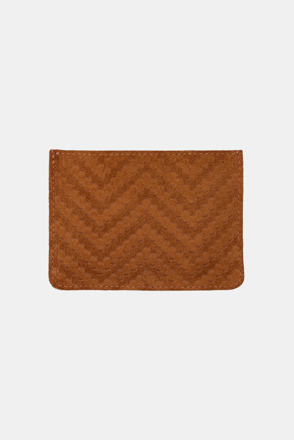 VECTOR CARD HOLDER - SUEDE CAMEL