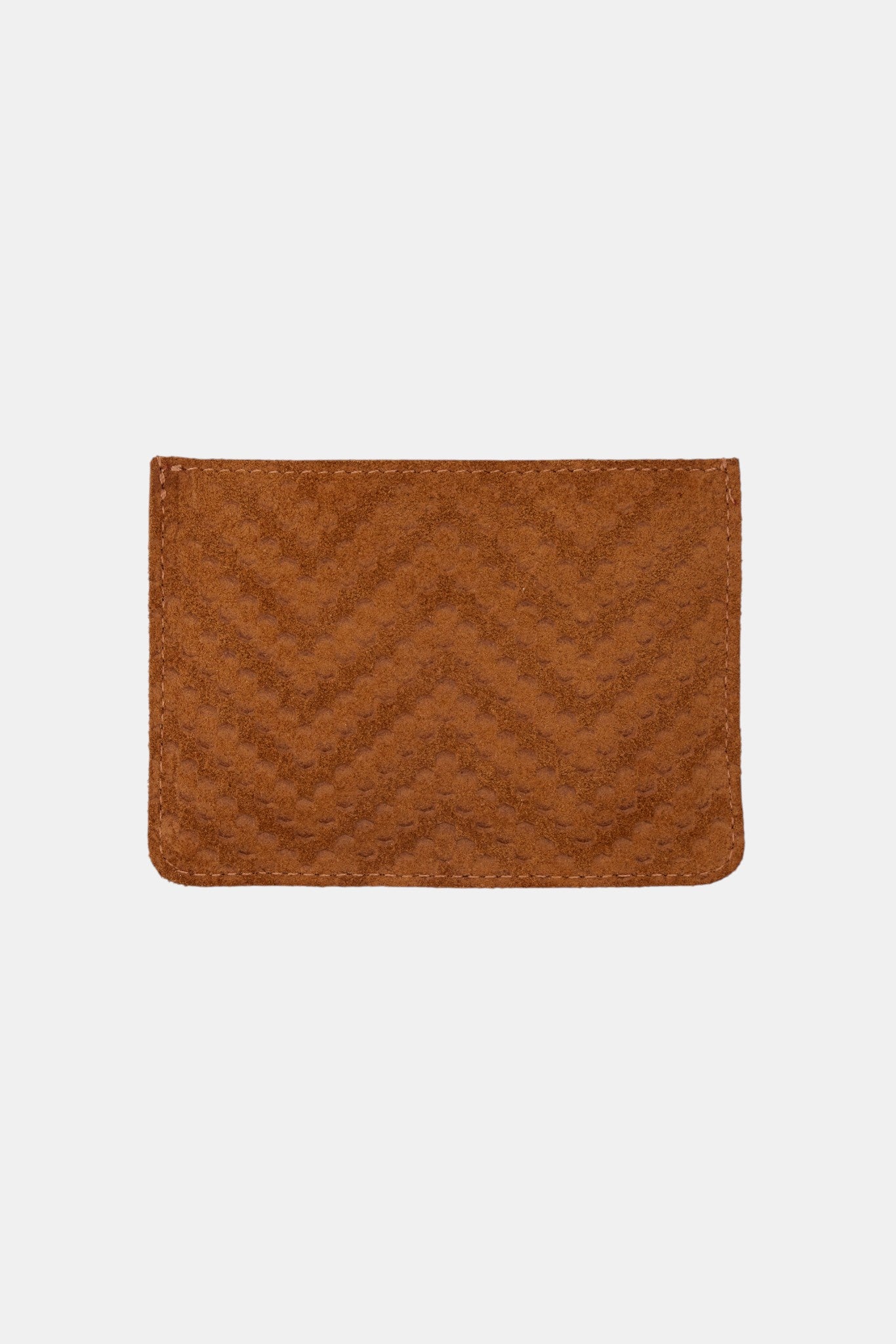VECTOR CARD HOLDER - SUEDE CAMEL