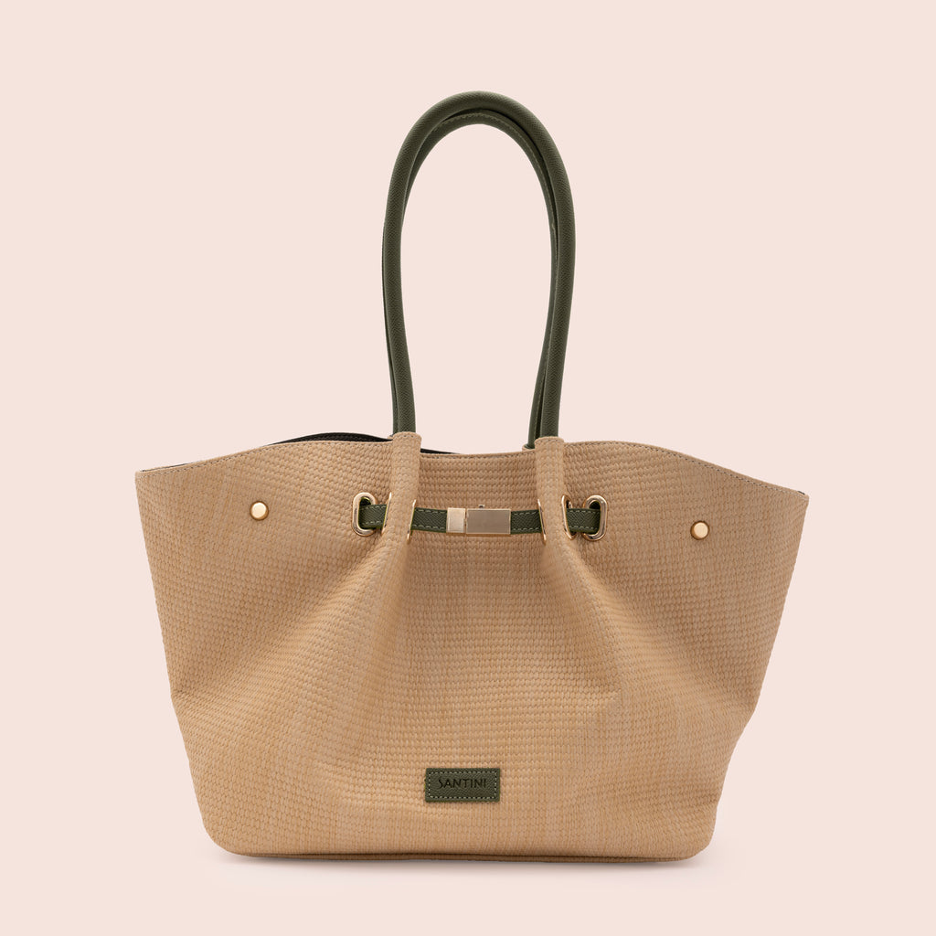 VALENCIA TOTE - DEEP OLIVE