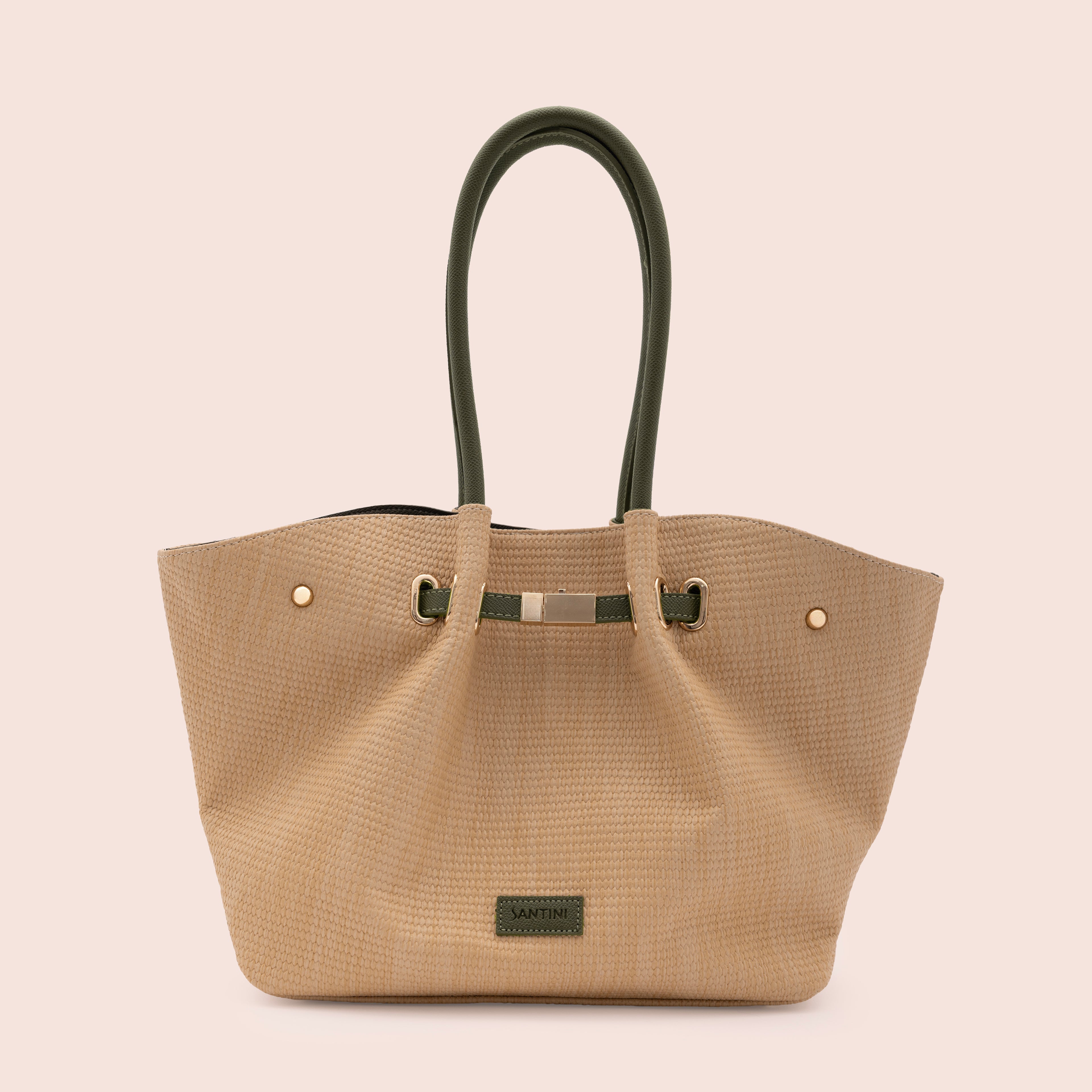 VALENCIA TOTE - DEEP OLIVE