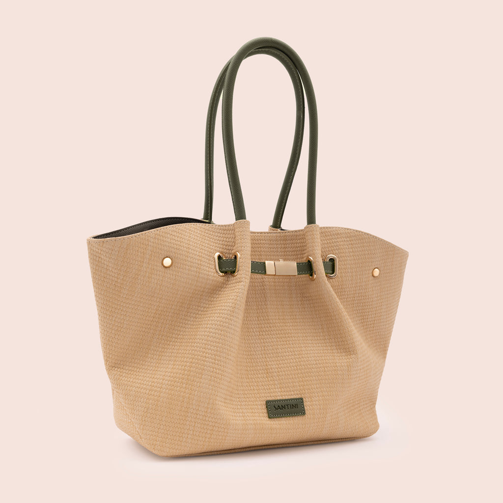 VALENCIA TOTE - DEEP OLIVE