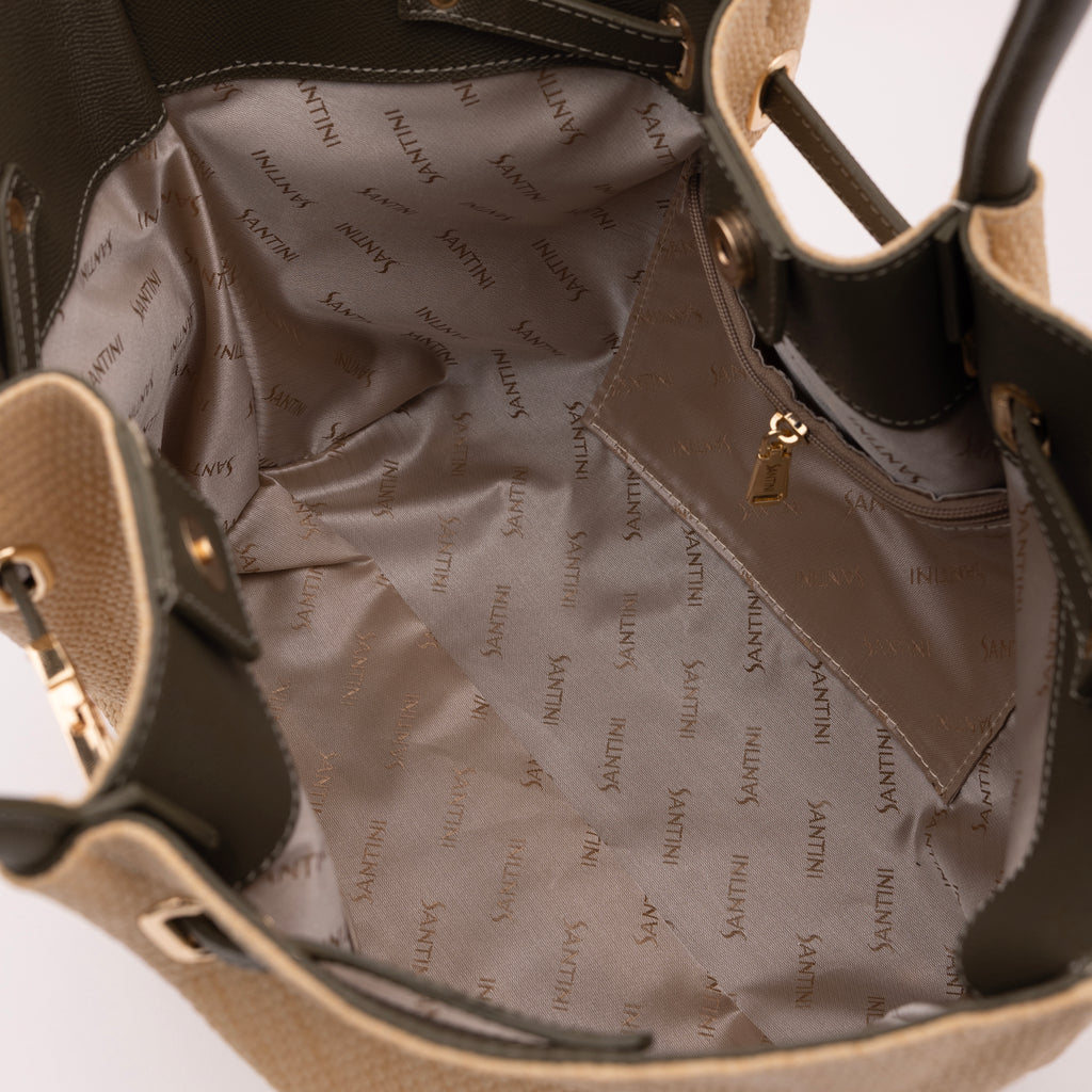 VALENCIA TOTE - DEEP OLIVE