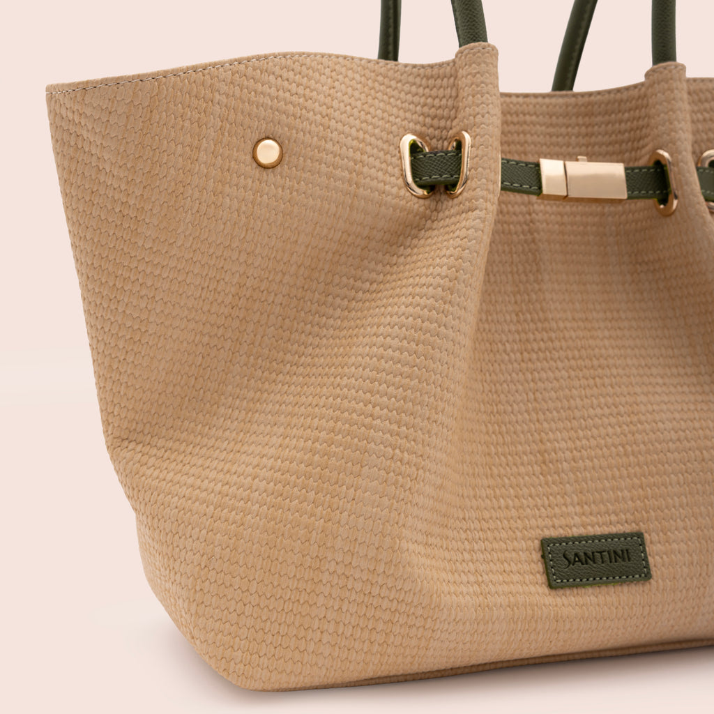 VALENCIA TOTE - DEEP OLIVE